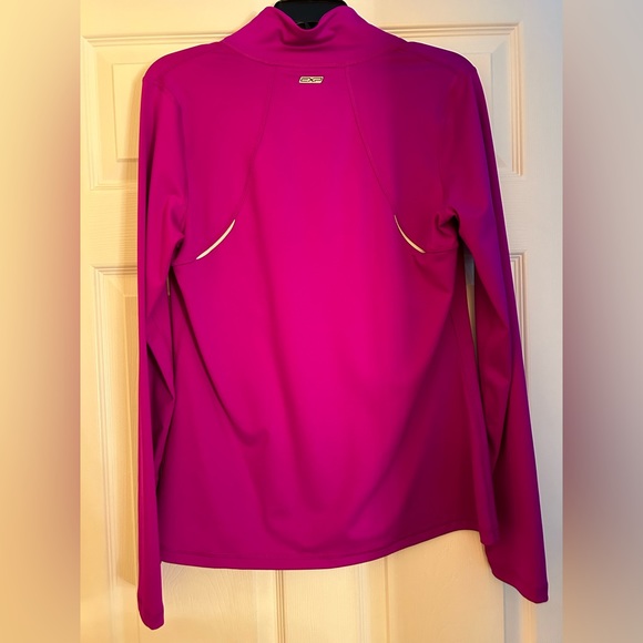 Sporty work out top; Size L; Excellent condition; Polyester/Spandex material; - Picture 2 of 3